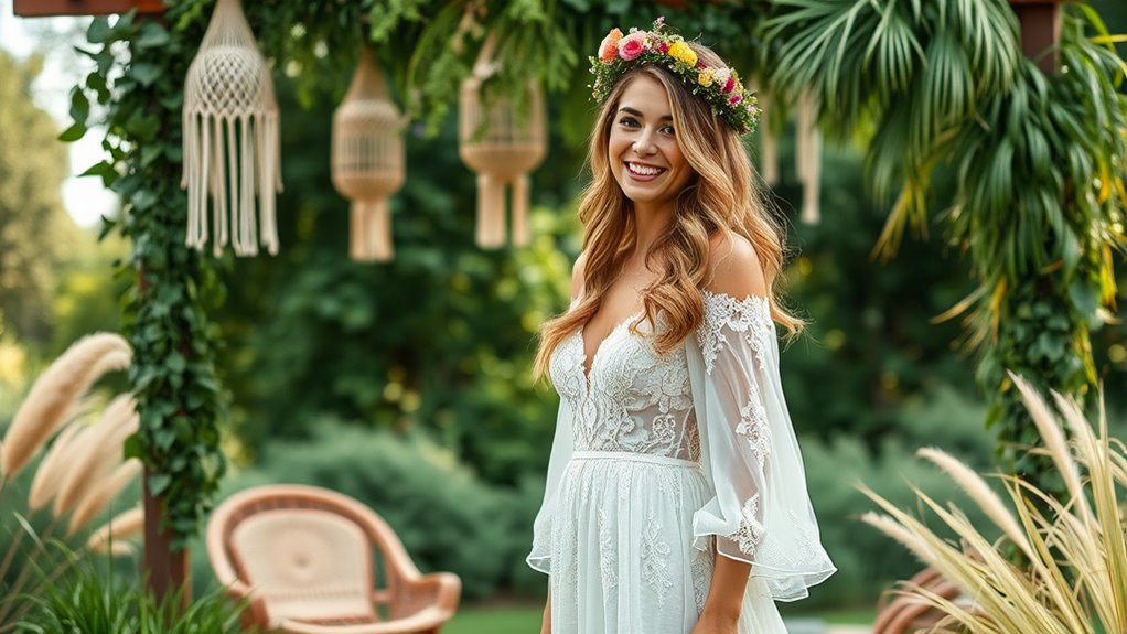 boho bridal style options