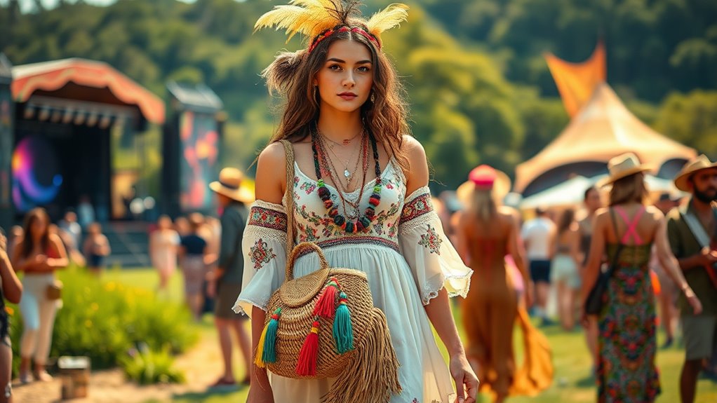 boho practical festival accessories