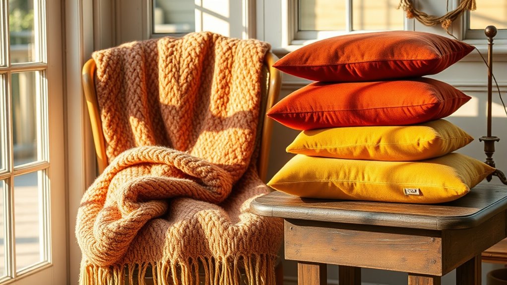 cozy fall textile swaps