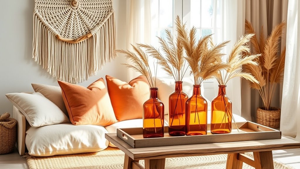 earthy tones and natural textures