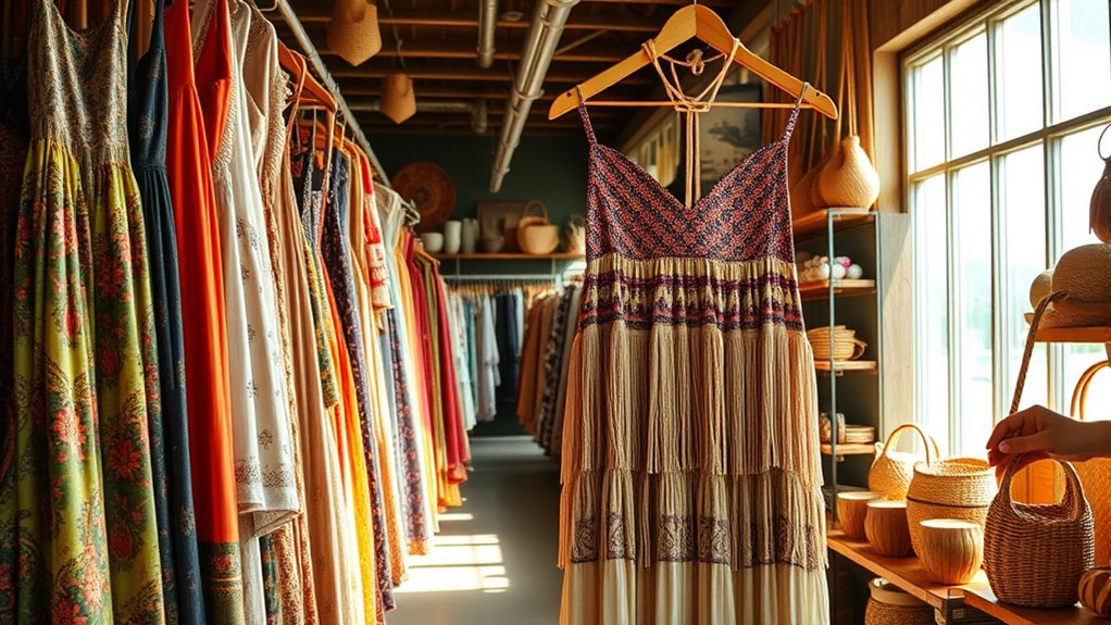 flowing boho maxi dresses
