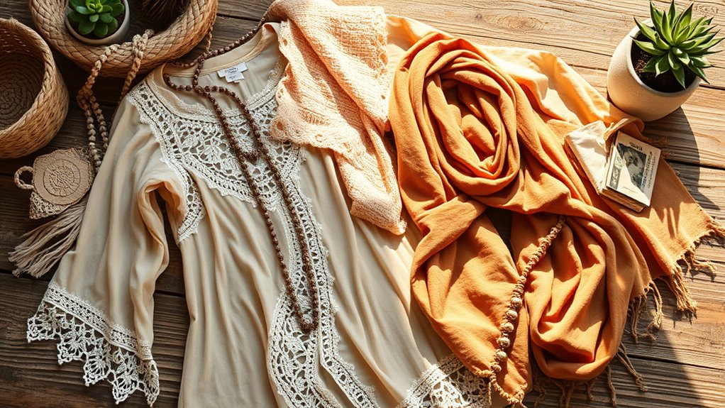 layered seasonal boho outfits