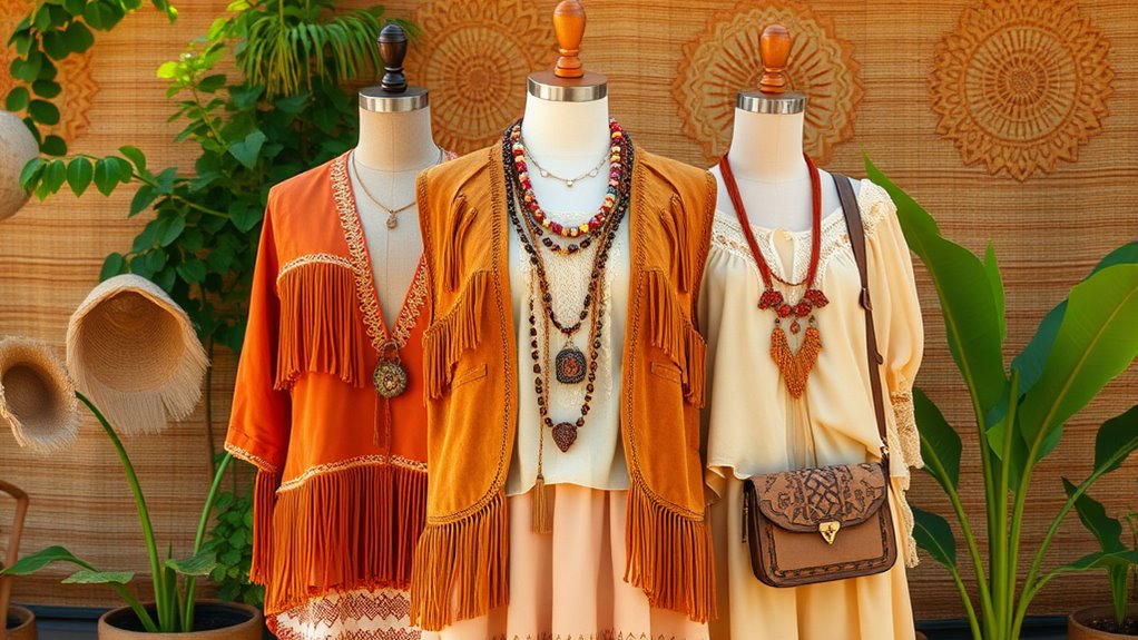 mix boho with modern style