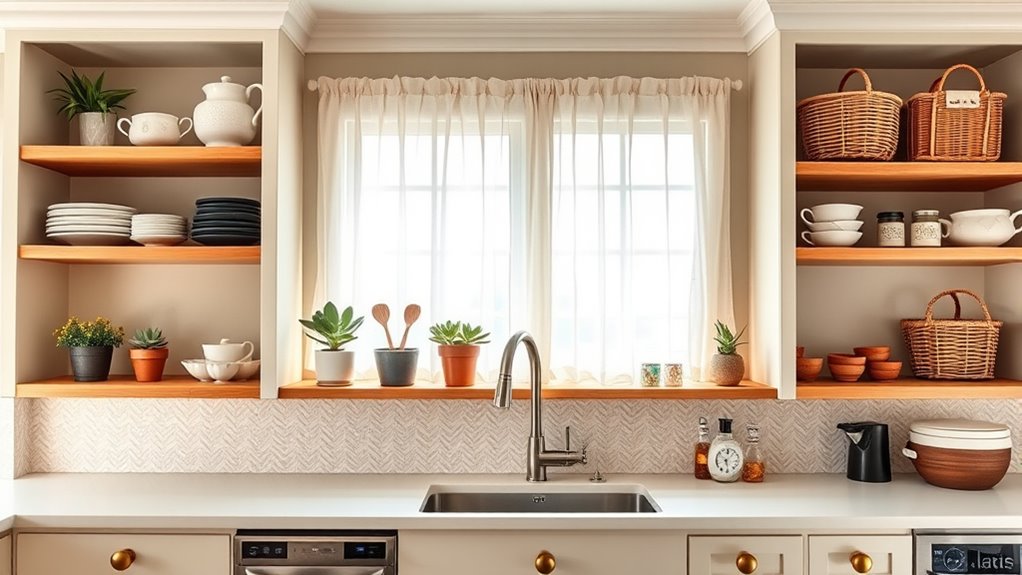 optimize storage with baskets