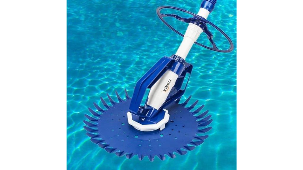 pool vacuum with long hose
