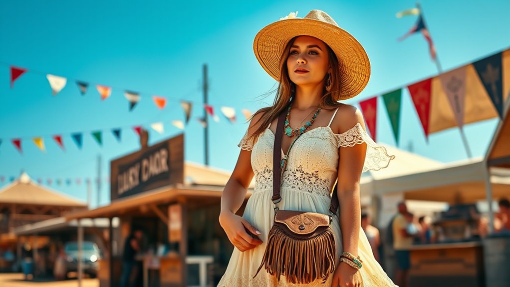 rugged boho festival style