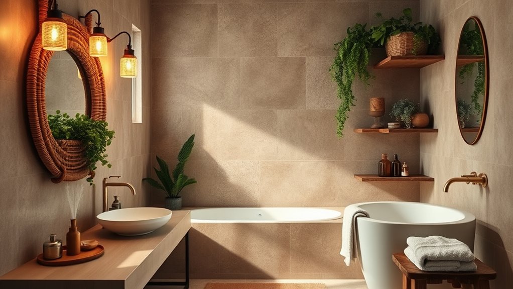 spa inspired calming ambiance