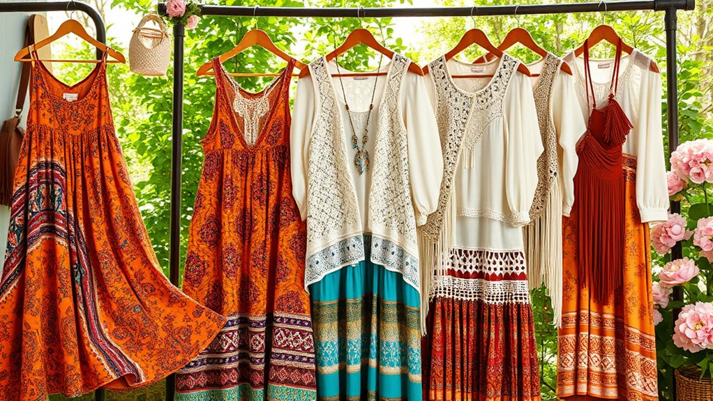 textured ethnic boho fabrics
