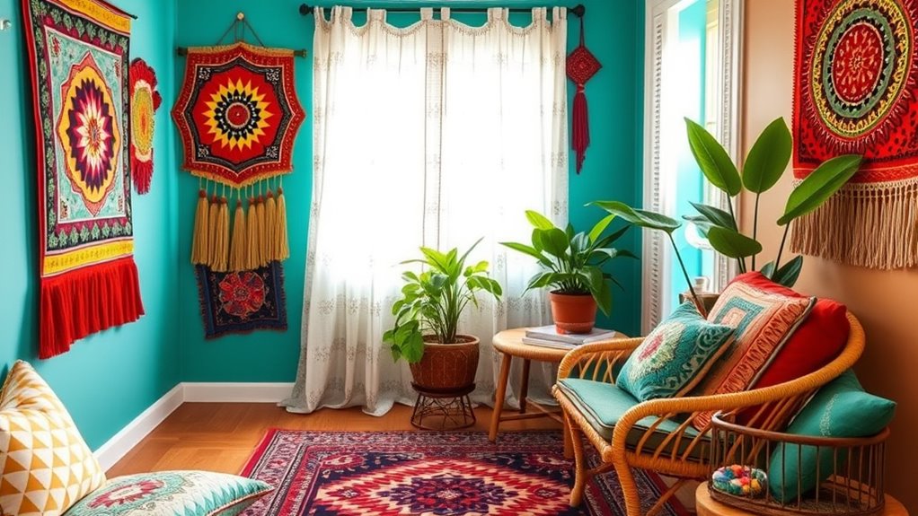 vibrant patterns and colors