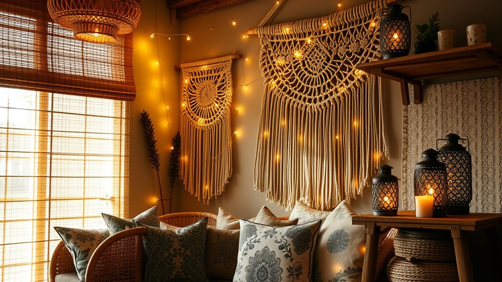 whimsical cozy layered lighting