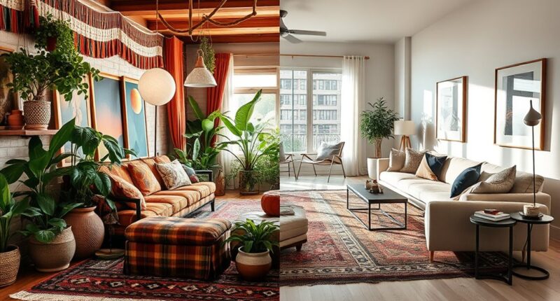 balancing maximalist and minimalist styles