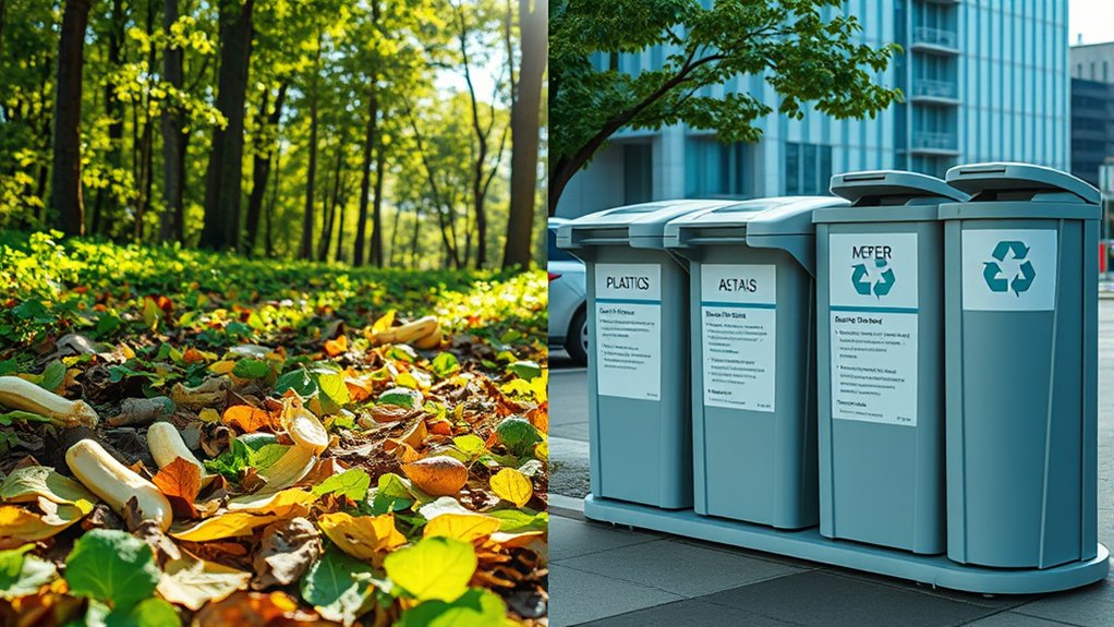 biodegradable versus recyclable materials