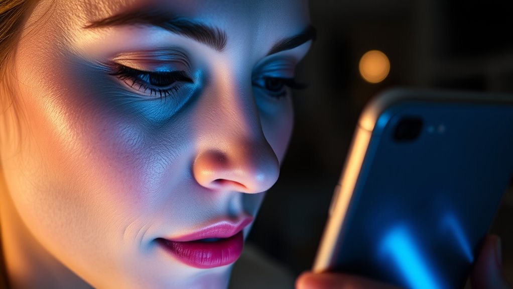 blue light accelerates skin aging