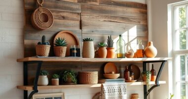 boho shelving decor ideas