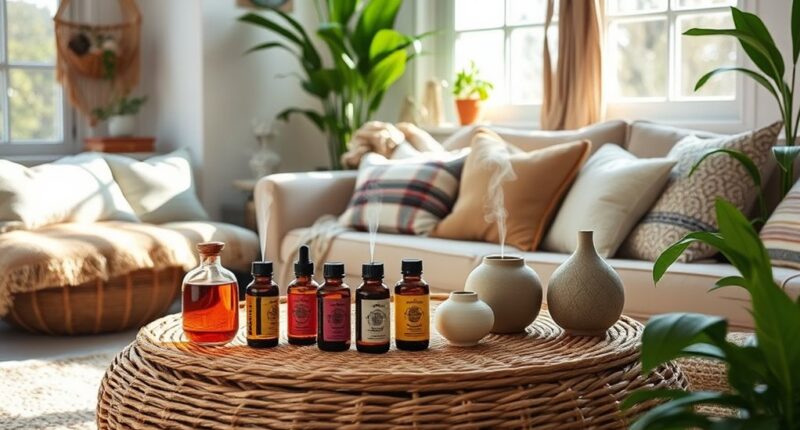 boho themed essential oil scents