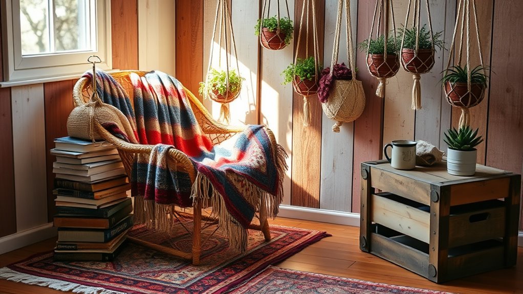 budget friendly diy boho nook
