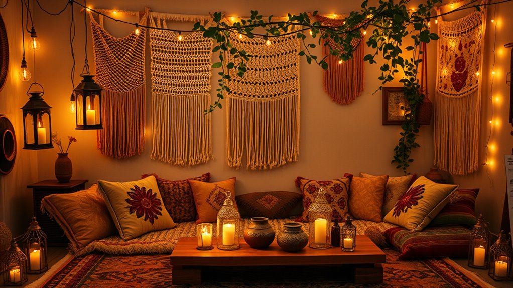 cozy boho lighting ideas