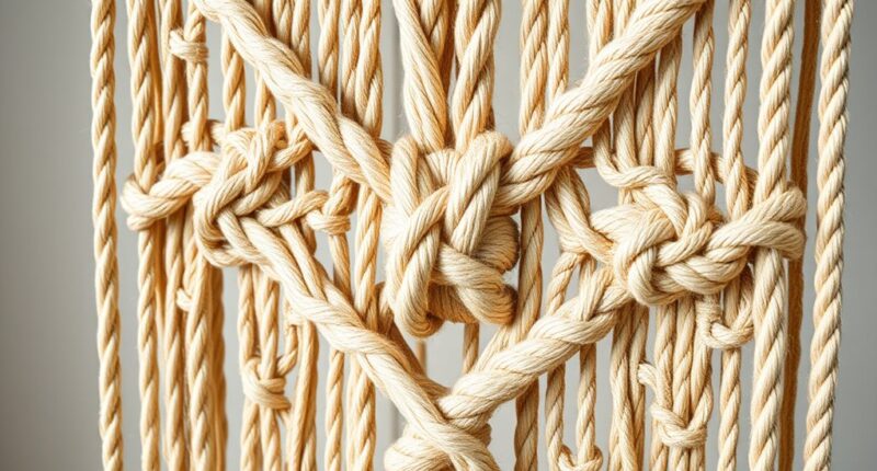 durable knots for macram