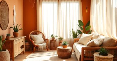 earth tones evoke bohemian psychology