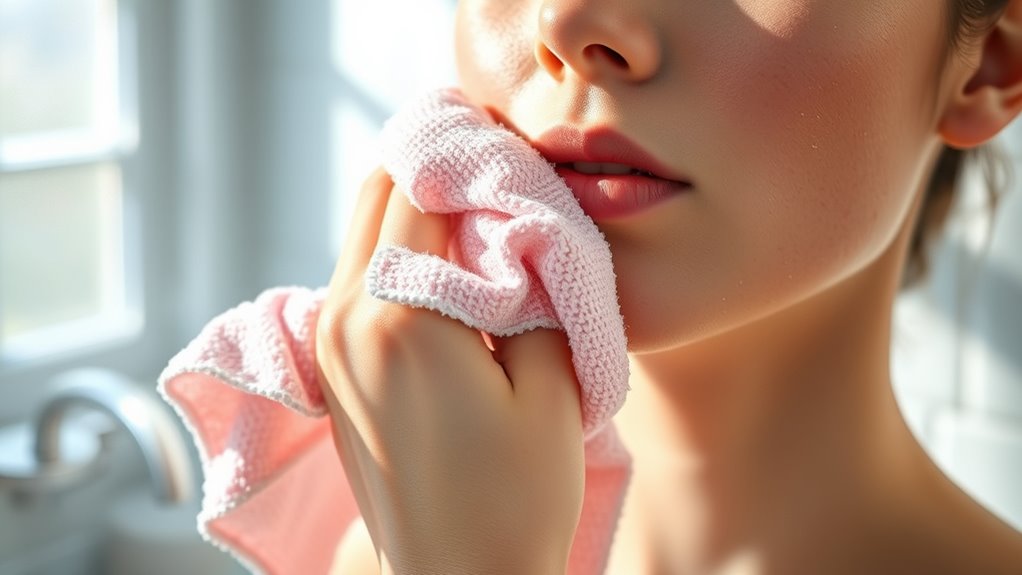 gentle cautious exfoliation routine