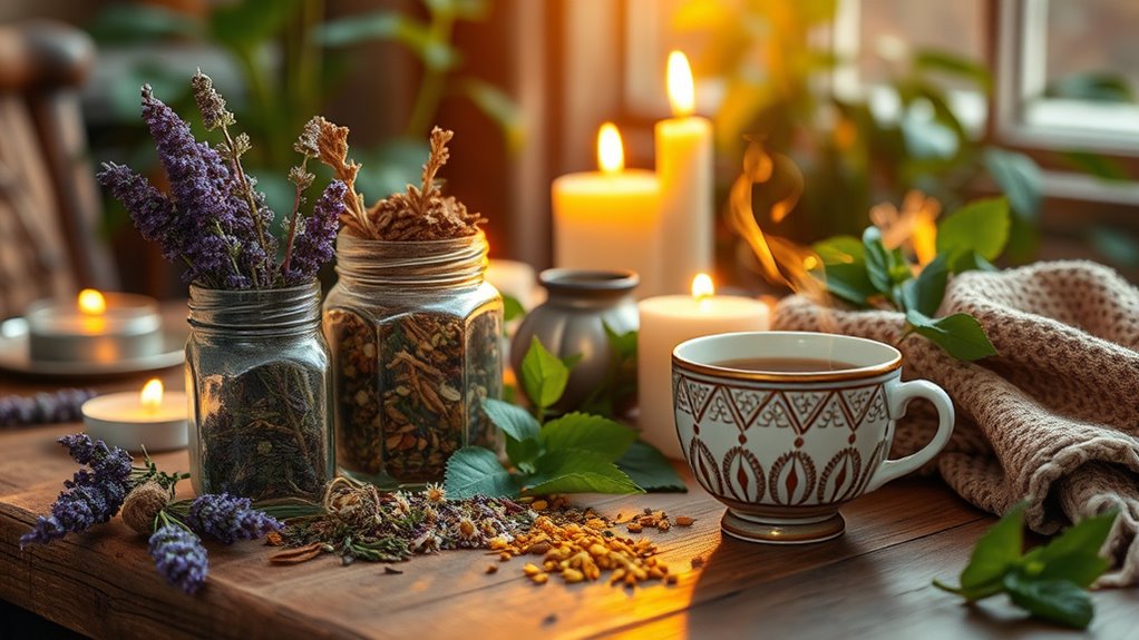 herbal tea therapeutic ritual