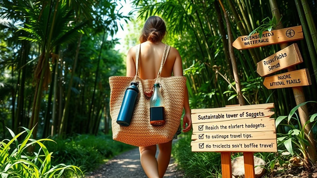 practice eco friendly traveling