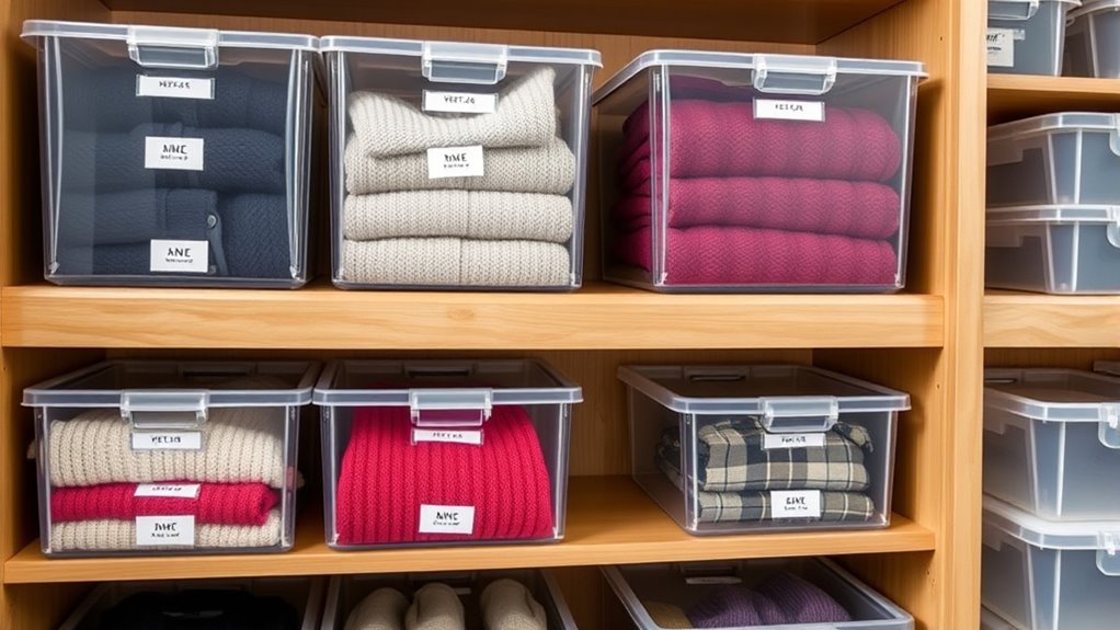 proper off season clothing storage