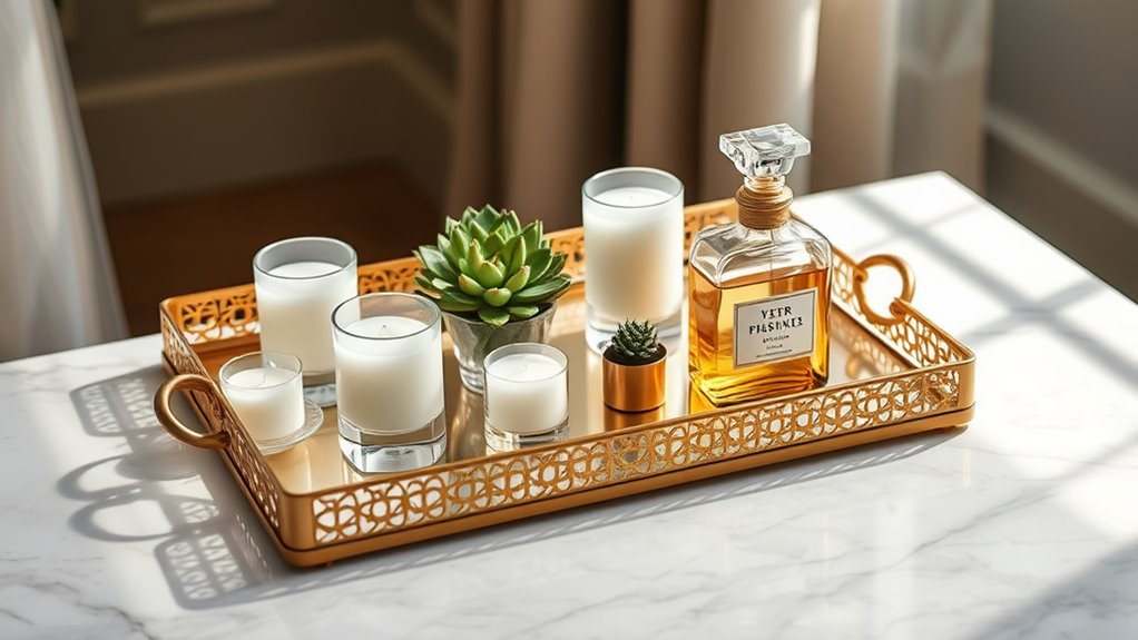 selecting stylish decorative trays