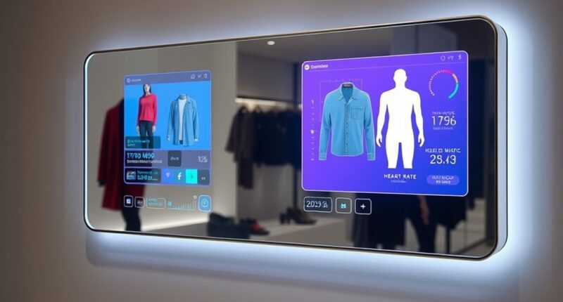 smart mirrors virtual try ons