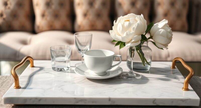 stylish organizational trays