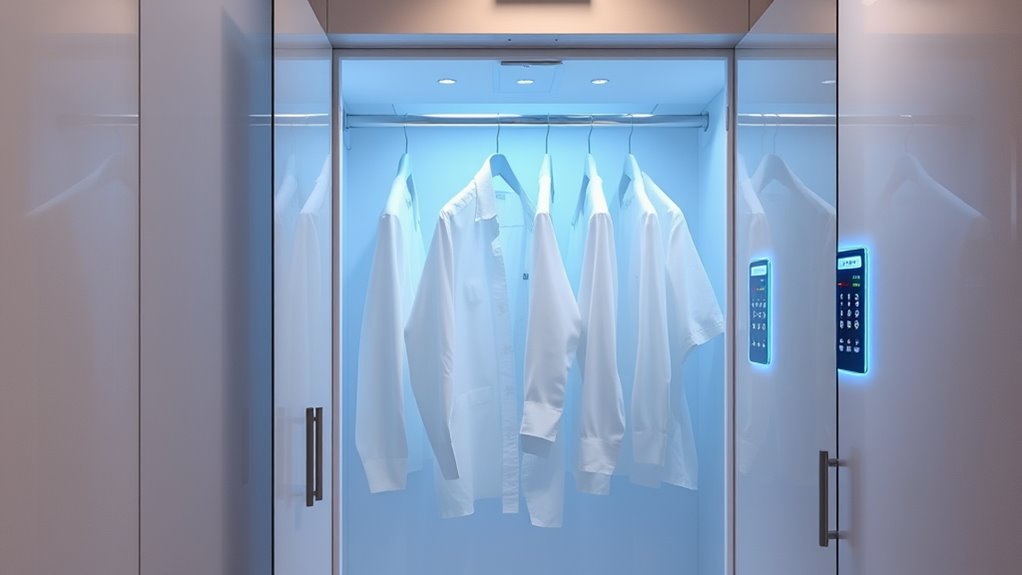 uv sanitizing closets maximize organized disinfection
