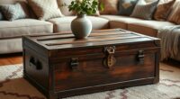 vintage trunk coffee table safety