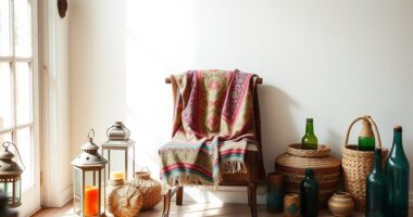 vintage upcycled boho decor