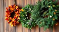 year round decorative wreaths