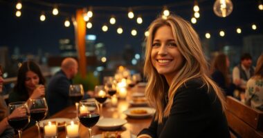 jennifer enjoys social evenings