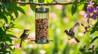squirrel proof bird feeders