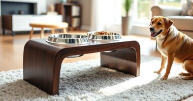 stylish elevated dog bowls
