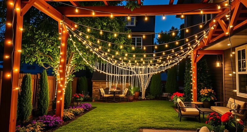 top backyard led lighting