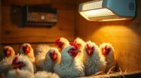top chicken coop heating options