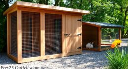 top outdoor rabbit hutches