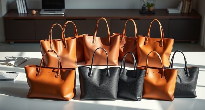 top professional leather totes
