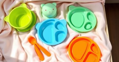 top silicone baby feeding sets