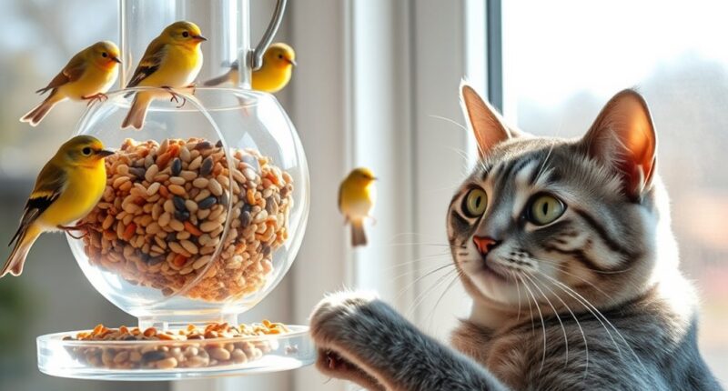 top window bird feeders