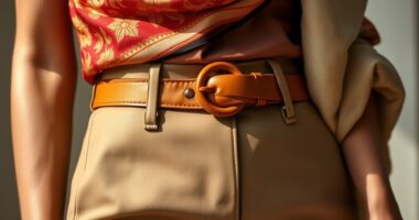 accessorize with belts and scarves