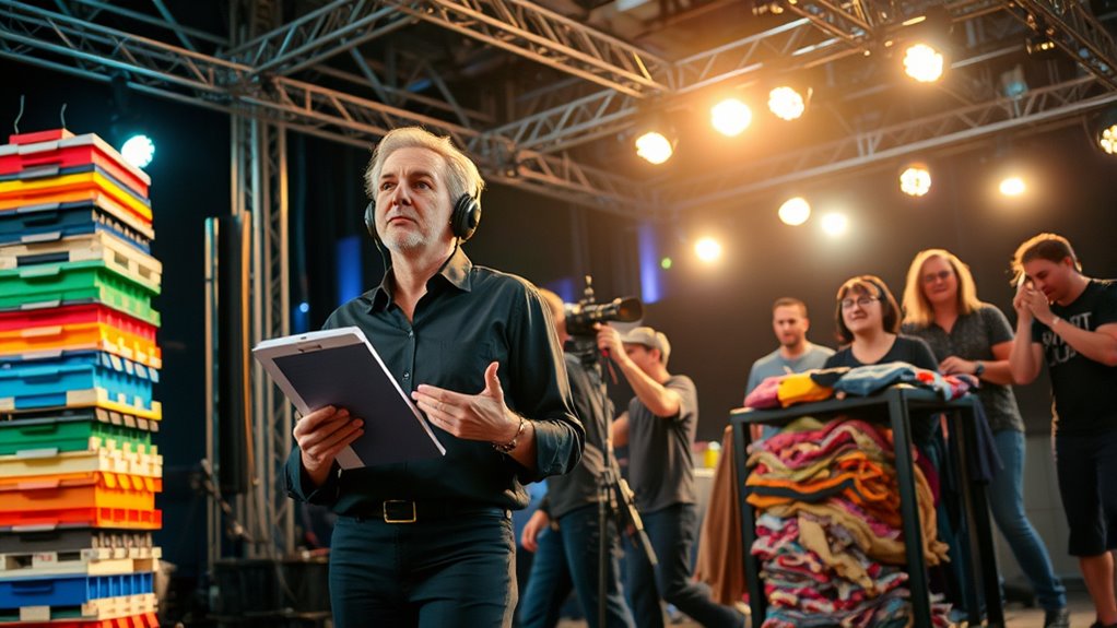 behind the scenes production coordination