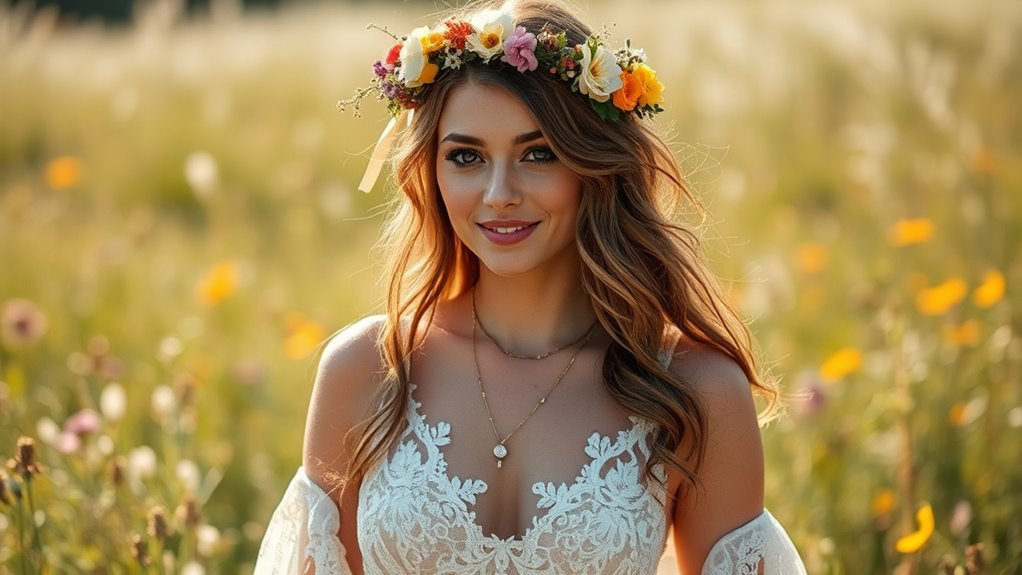 boho bridal natural elegance