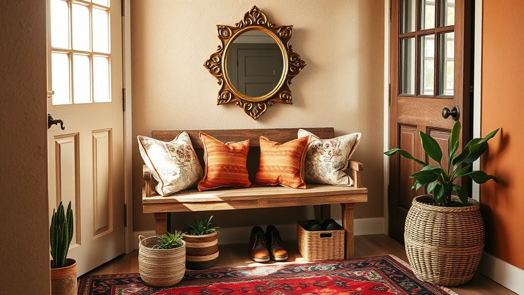 boho entryway style tips