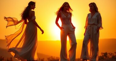 boho styles flowing fitted varied