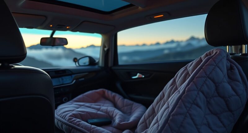 car trip heated blankets