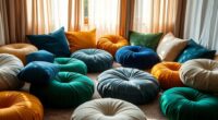 comfortable floor seating options